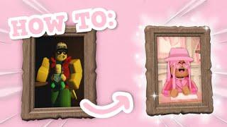 how to add your own pictures in bloxburg! | TUTORIAL TUESDAY