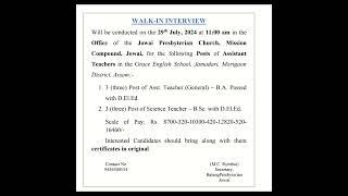 various jobs vacancies in meghalaya