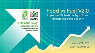IFPRI-AMIS Seminar Series | Food vs Fuel V2.0