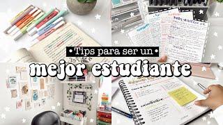 Tips para ser un mejor estudiante//métodos de estudio, consejos, apps…