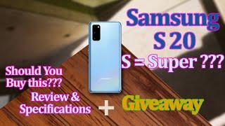 Samsung S20 review & specification Samsung S20 price in India flagship smartphone but with these con