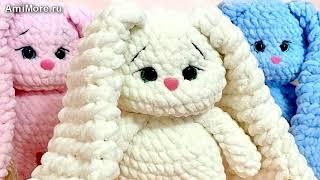 Амигуруми: схема Зайка Ушастик | Игрушки вязаные крючком - Free crochet patterns.