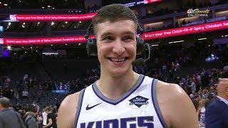 Bogdan Bogdanovic Funny Postgame Interview - Pacers vs Kings | December 1, 2018