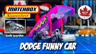 Matchbox Superfast Dodge Dragster (332) Roland Leong Funny Car tribute