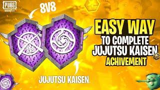 Easy Way To Complete Jujutsu Kaisen Achievement In Pubgm| How To Complete Jujutsu Kaisen Achievement