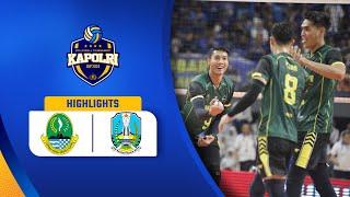 Highlight Kapolri Cup 2024 Putra - Jawa Barat vs Jawa Timur 1-3 | Moji