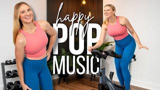 25 min Happy HIIT Pop Rhythm Ride Cycling Class