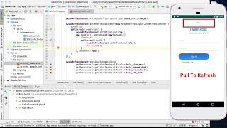 Add Pull to Refresh in The App || Convert Website Into Android App Part 7 || Android Studio