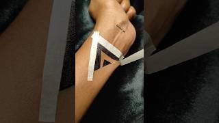 Small and simple triangle tattoo design ️ #shorts #viralvideo #art #tattoo #tattooartist