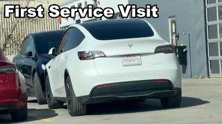 Taking the Tesla Model Y Back to Tesla to Get The Issues Fixed