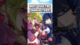 Best Electro Characters in genshin Impact