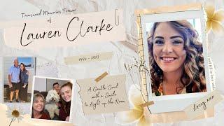 Live Stream of the Funeral Service of Lauren Clarke