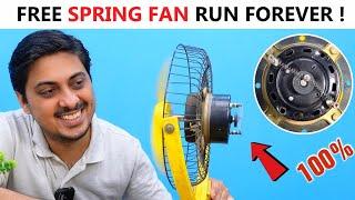 Self Running Free Energy Fan Device 100%. How to make free energy fan at home