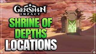 All Sumeru Dendro Shrine Of Depths Locations Part 2 |【Genshin Impact】