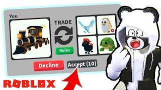 Что ДАЮТ за ПАРОВОЗ в Роблокс Адопт Ми? Трейды и Обновление в Roblox Adopt Me