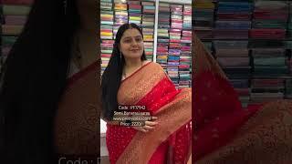 SEMI BANARASI GEORGETTE SAREE | www.preityssilks.com | price : 2220 |Preity’s Silks | ‼️‼️