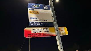 NEW - NO MONEY! Fairfax City “CUS” Bus Ride, #838 On Route Gold 1 - 2025 - Main St to Gainsborough