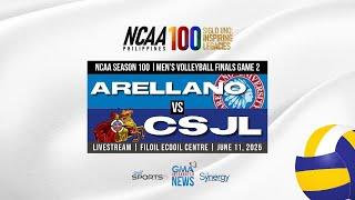 Letran vs. Arellano (Men's Volleyball Finals Game 2) | NCAA Season 100