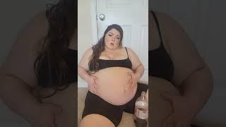 Thick BBW 2L Coke Chug Burping Compilation