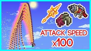 Fastest Weapons in Terraria, but they are 100x faster