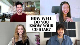 The Cast of 'To All The Boys' Plays 'How Well Do You Know Your Co-Star?' | Marie Claire