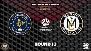 NPL Women's NNSW Round 15 Reserve Grade - Lake Macquarie City v Maitland FC