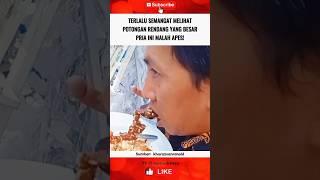 KETIKA KONDANGAN TERLALU SEMANGAT MELIHAT POTONGAN RENDANG YANG BESAR #shortvideo #trending #fyp