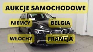 AUKCJE SAMOCHODOWE / NIEMCY / BELGIA / FEANCJA / WŁOCHY / KUP AUTO Z NIEMIEC