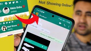 WhatsApp Online Not Showing Why ? -  WhatsApp New Feature | EFA