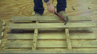 How to EASILY and QUICKLY take apart a pallet!