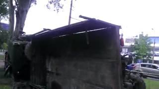 Взорванный КАМАЗ в Донецке 27.05.2014