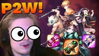 MY DEMON SLAYER COLLAB SUMMON! *P2W* (Summoners War)