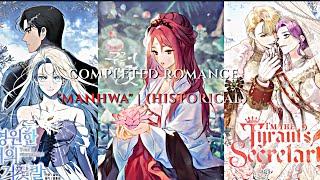 COMPLETED ROMANCE | HISTORICAL | MANHWA️