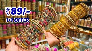 Charminar Bangles Set 1+1 || Marriage Season OFFER Low Price Ladbazar Safa Bangles Hyderabad