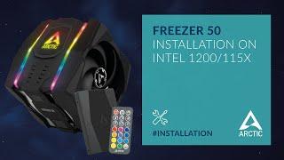 ARCTIC Freezer 50 – Installation on Intel 1200/115X