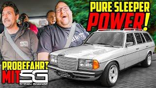 Hat er die VOLLE LEISTUNG? - Mercedes S123 (TE) 230 Kompressor - PROBEFAHRT mit Rafael!