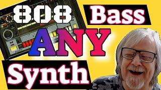 How To Make An 808 Bass Sound On ANY Synth (including the Moog Grandmother ) - Beginner Tutorial