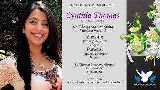 Cynthia Thomas - Funeral Service