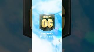 New OG Fortnite season goes so fire right now and I will live stream Fortnite soon!!!! 