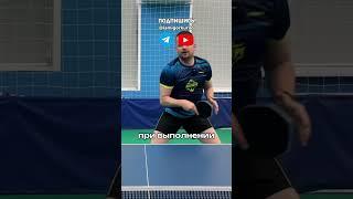 Как выполнять топспин справа? #tabletennis #pingpong #настольныйтеннис #sports