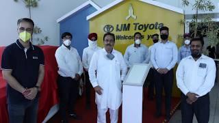 SANITIZING AT IJM TOYOTA MULLANPUR (LDH.) BY K.S.DHILLON #TOYOTAMULLANPUR #INOVACRYSTA #VIRUS