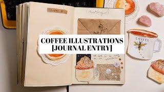 coffee doodles + journal entry 