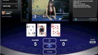 Livedealer.org | live Punto Banco baccarat at Celtic Casino