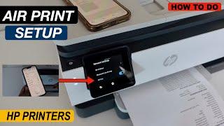 HP Printer Air print Setup - How To print Using Air Print ?