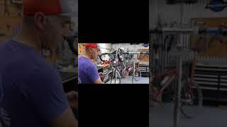 How to remove a road bike wheel. #short