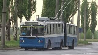 Cherkasy trolleybus unusual angles for shooting. Bombastic clip from Valery Mironenko.