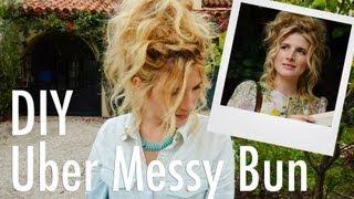 Messy Bun Hair Up-Do Tutorial with Mr. Kate