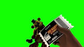 FNaF Golden Freddy Becomes Friend | Green Screen