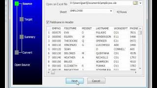 Convert Excel file to JSON file