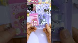 Unboxing mini book and my melody sticker#sanrio #japan #kuromi #melody #unboxing #shortsviral